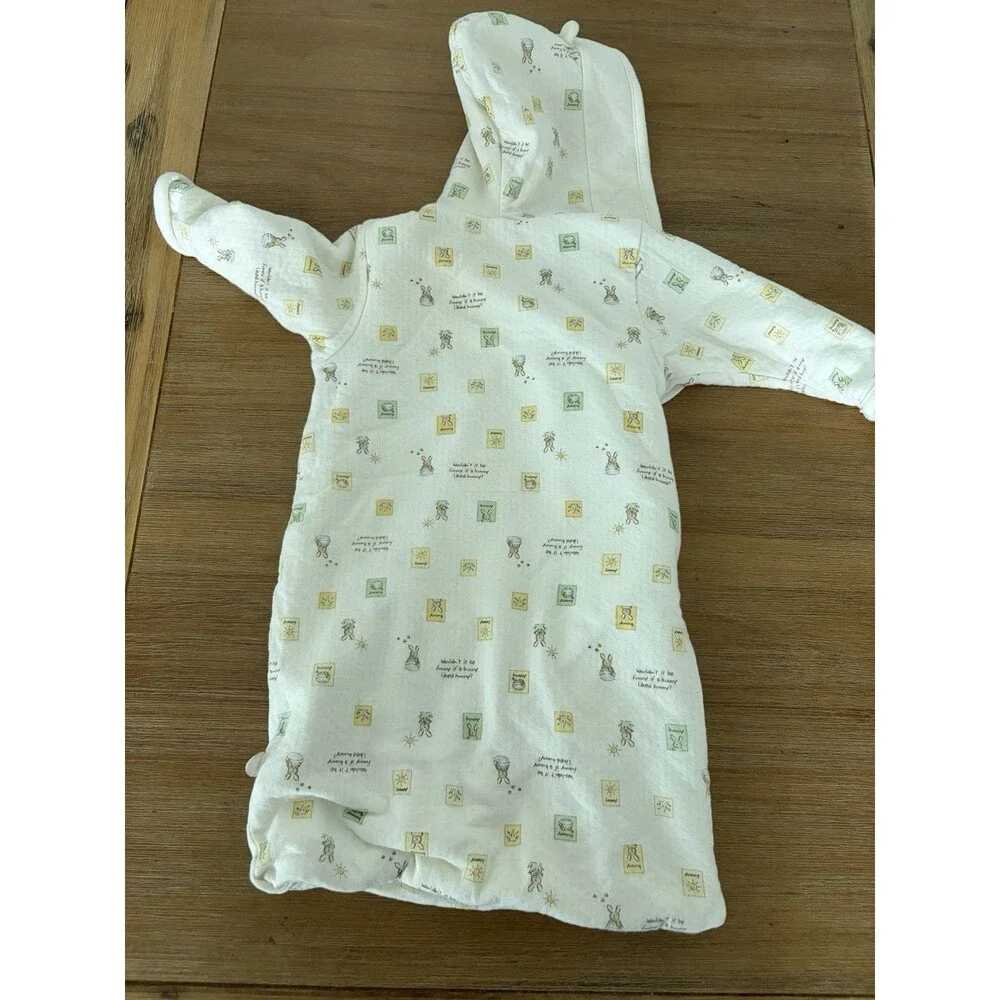 Vintage Winnie The Pooh Wearable Blanket Cotton Sleepsack 0-6 Months